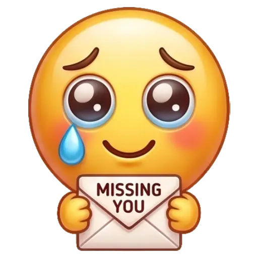 Cute smiley face, stickers, Whatssapp stickers, love, kiss me, valentine, missing you